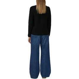 s.Oliver Strickpullover V-Ausschnitt Schwarz 44