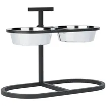 Nobby Futterbar CALME verstellbar inkl. 2 Näpfen 53 x 26,5 X 40 cm; 2 x ca. 1800 ml