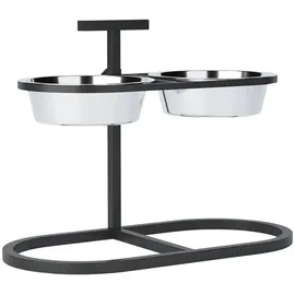 Nobby Futterbar CALME verstellbar inkl. 2 Näpfen 53 x 26,5 X 40 cm; 2 x ca. 1800 ml