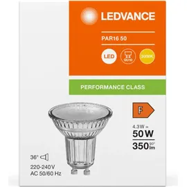 LEDVANCE LED PAR16 P 4.3W 830 GU10