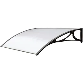 linea garden friend Vordach ABS 100 x 80 cm schwarz