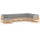 vidaXL Garten-Lounge-Set 8-tlg. Kiefer beige/grau