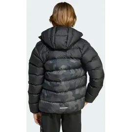 adidas Synthetic Down Allover Print Jacke Schwarz 140