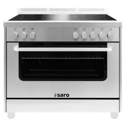 Saro Backofen mit Induktionsherd, elektrisch 331-1200 , 1 Backofen mit Induktionsherd, Farbe: silber