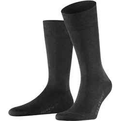 Socken FALKE "Cool 24/7", Herren, Gr. 45-46, anthra.mel, Baumwollmischung, unifarben, normal, Socken, Feuchtigkeitsregulierend, Klimaaktivsohle, Uni