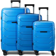 polestream Strz Koffer-Set 3-tlg. blau