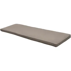 Beautissu Bankauflage 120 x 48 x 5 cm taupe 1 St.