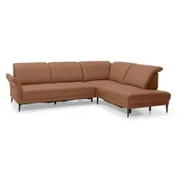 Musterring Ecksofa MR 1350 Leder Braun Nougat 297 x 229 cm