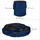 Relaxdays Gartensack 3er Set 85 l blau