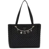 GUESS Schultertasche Everlee Noel Tote Bag Black