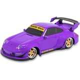 MAISTO TECH 82340 - Ferngesteuertes Auto - Porsche 911 993 RWB (lila, Maßstab 1:24)