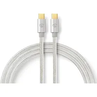 Nedis USB-Kabel | CCTB64700AL10 | Aluminium