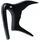 Ortega Guitars Kapodaster Musikinstrument Zubehör - Flach - Für Ukulele, Banjo, Mandoline - Aluminium-Legierung, Schwarz