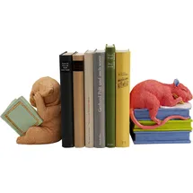 Kare DESIGN Buchstütze Pet Party 2tlg. Polyresin Bunt