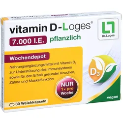 Vitamin D-loges 7.000 I.e. pflanzlich Wochendepot