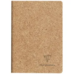 Clairefontaine 5x Kollektion Jeans & Cocoa, Notizheft mit Fadenbindung, A6 48 Blatt liniert, Kakao - Kakao 83525C