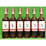(9,67€/l) 6x Tierisch Gut Tanzmaus 0,75l Dornfelder Rose Wein feinherb Versand0€