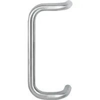 HOPPE Stoßgriff E5110 Edelstahl weiß