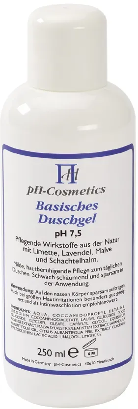 Basisches Duschgel pH 7,5 (250 ml) - pH-Cosmetics