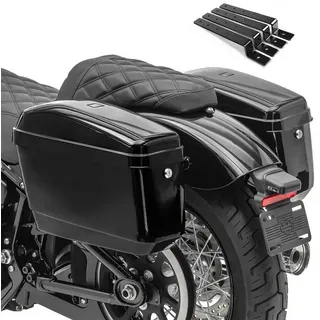 Craftride Chopper Seitenkoffer Craftride Nevada je 20l + Haltesatz