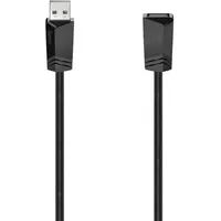 Hama USB 2.0 USB-A Buchse, USB-A Stecker 0.75 m Schwarz 00200618