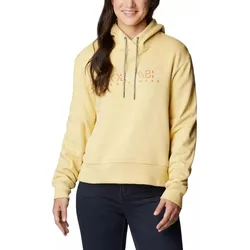 Kapuzenpullover Columbia Lodge Hoodie Damen - gelb GELB XS