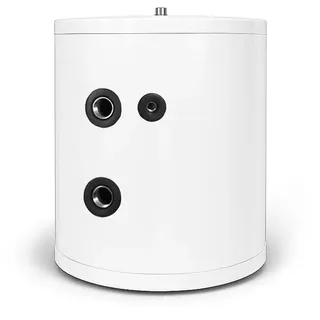 ENVIRON - Kompakt Pufferspeicher aus Edelstahl [40-200 Liter] Energieeffizienzklasse A | Inkl. Wandhalterung & Tauchhülse | Ideal für Wärmepumpen (60 Liter)