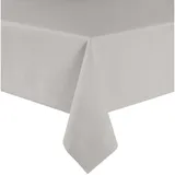 sander table + home Tischdecke Tischdecke "Loft", fleckabweisend Uni grau eckig | 150 cm x 300 cm