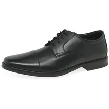CLARKS Howard Cap Schuhe Black Leather 40