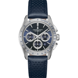 Hamilton Jazzmaster Performer Auto Chrono 42mm H36616640 - blau - 42mm