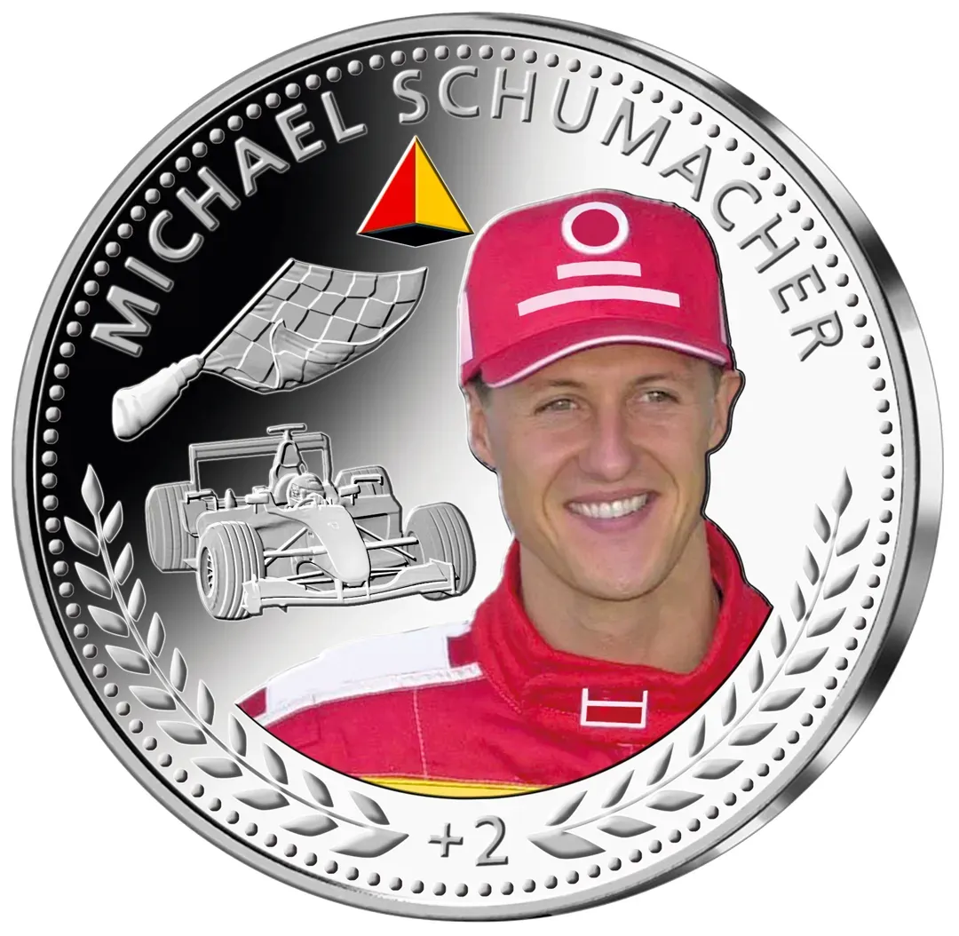 Michael Schumacher – die Legende der Formel 1 in echtem Silber!
