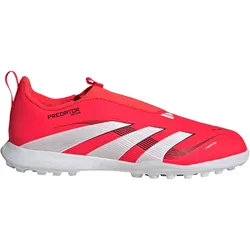 adidas Predator League Laceless TF Multinocken-Fußballschuhe Kinder ID3815 - lucid red/cloud white/core black 35