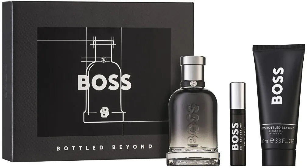 Hugo Boss Bottled Beyond Eau de Parfum Set 100 ml + 10 ml + 100 ml Duschgel