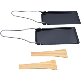casativo-outdoor 6er-Set Grillpfännchen für Raclette