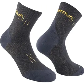 La Sportiva Sprint Trail Socks Laufsocken Schwarz/Gelb 38-40
