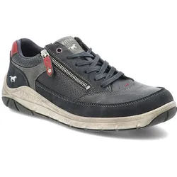 Dunkelblaue Halbschuhe Mustang Sportliche Herrenschuhe, 45