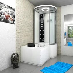 Whirlpool Wanne Duschtempel Dusche Duschkabine K55-L03-WP-EC 170x100 cm mit 2K Scheiben Versiegelung