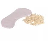 yogabox Yogakissen Innenkissen mit Bergkristall gefüllt für Augenkissen, robust, anpassbare Füllmenge beige