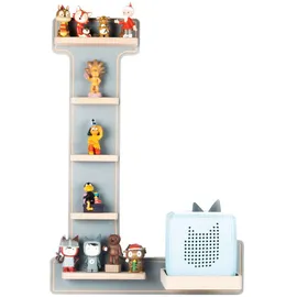 BOARTI Kinderregal Buchstabe L Holz grau