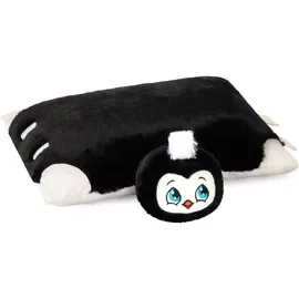 Brubaker Kuscheltierkissen Pinguin 40 x 30 cm Schwarz/Weiß