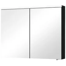 doporro Spiegelschrank03 90 cm anthrazit mit LED