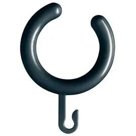 Hewi Vorhangringe 801.34.E0192 anthrazitgrau, 5 Stück