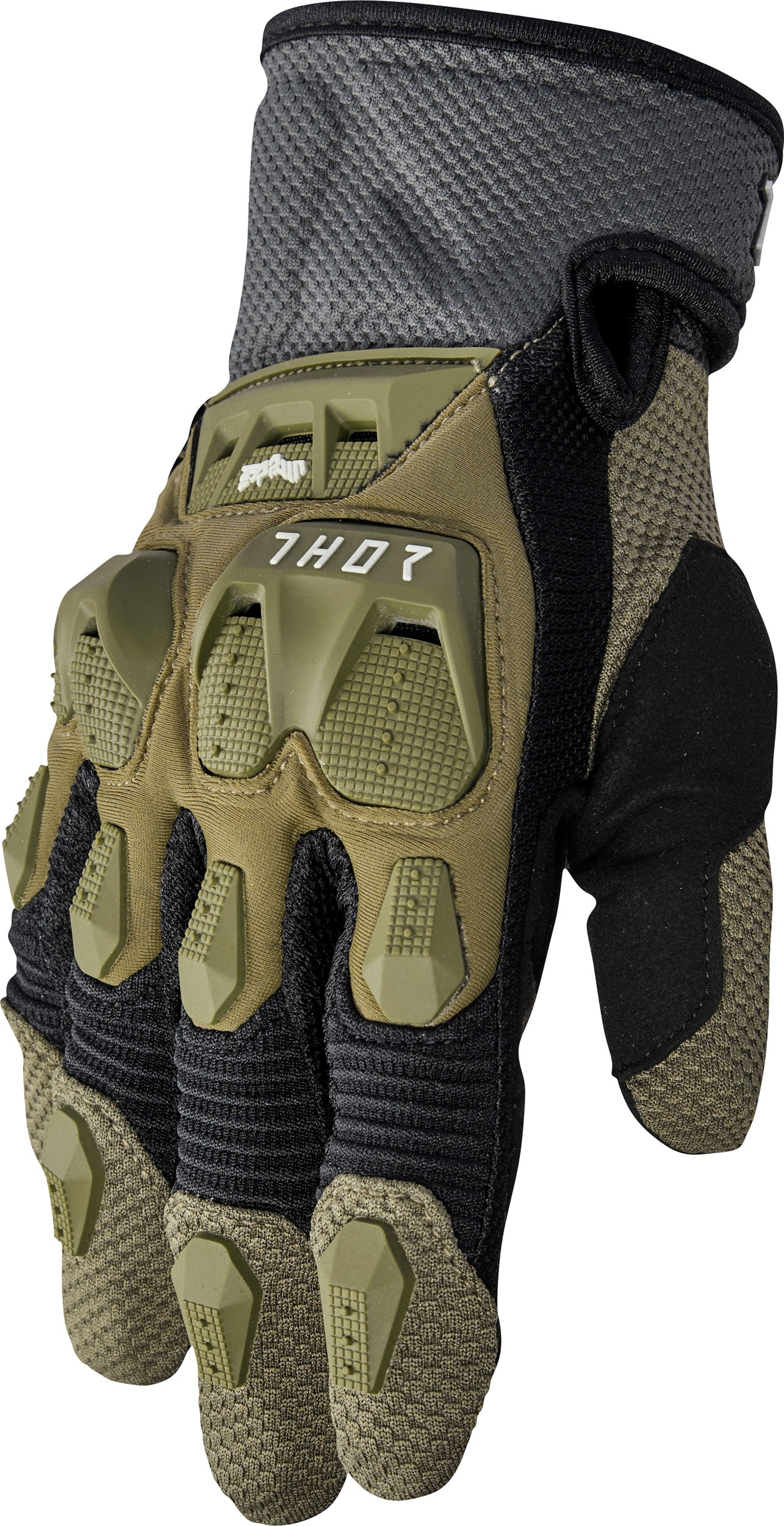 Thor Terrain, gants - Vert Foncé/Gris Foncé - XL