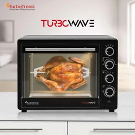TurboTronic Minibackofen schwarz