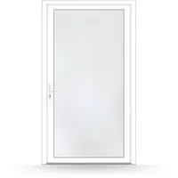 Nebeneingangstür 120x210 cm, Kunststoff, Weiß, 1200 x 2100 mm, 2-fach Verglasung, Modell Osnabrück, individuell nach Maß