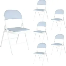 Hti-Living Klappstühle 6er Set Wedigo Grau