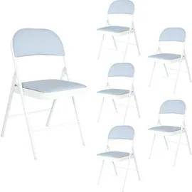 Hti-Living Klappstühle 6er Set Wedigo Grau