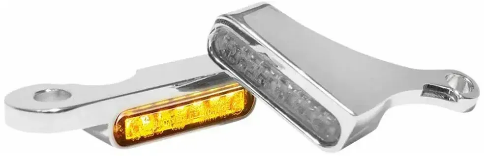 Heinz Bikes Led Harley Davidson Flh 09-13 Blinker Für Motorräder - Chrome - One Size