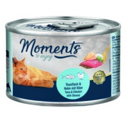 MOMENTS Adult Thunfisch & Huhn mit Käse 24x140 g