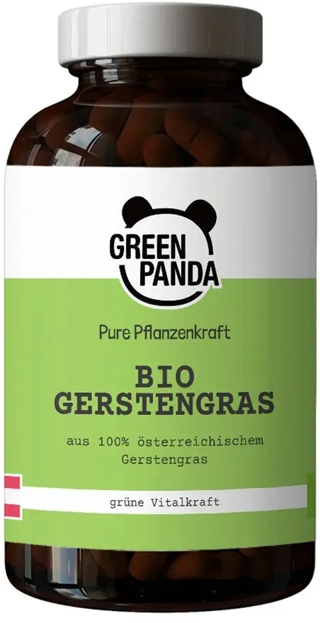 Green Panda Bio Pulver Gerstengras Kapseln Vitamine